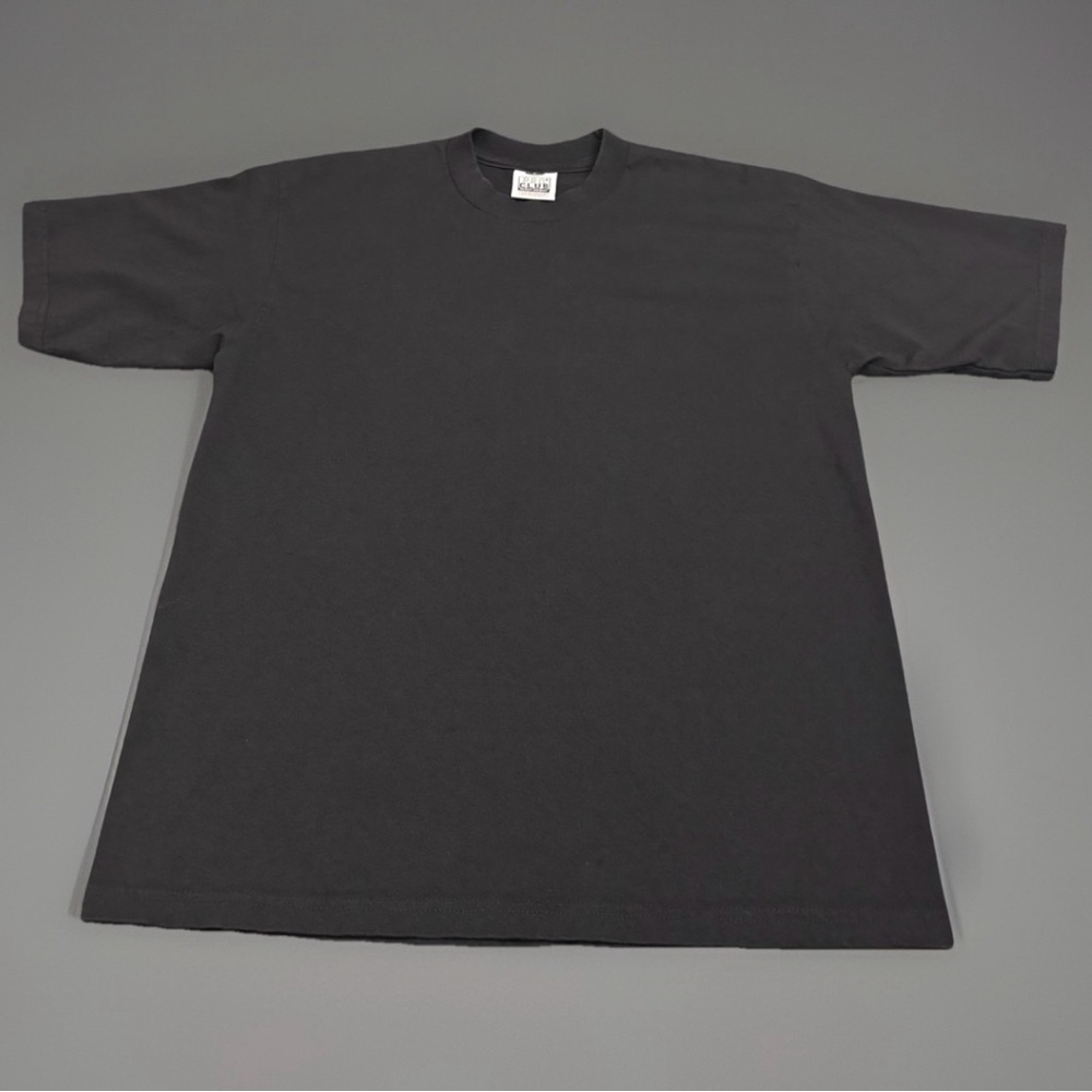 Pro Club T-Shirt Black mens Sz Large Heavyweight 100% Cotton Minimalist Classic